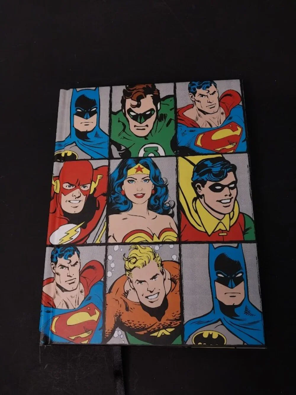 DC Comics Characters Grid Hard Cover Journal